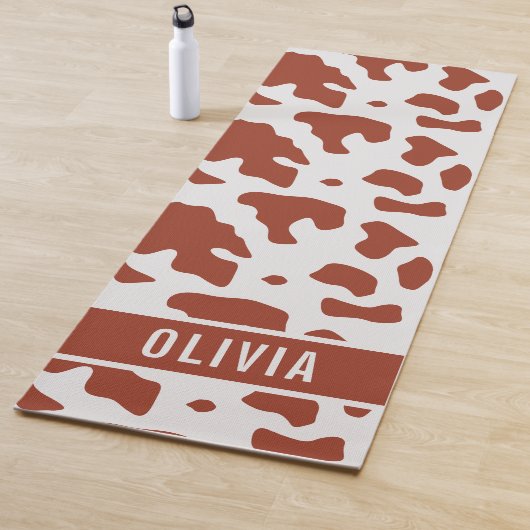 Fun Individuelle Name Ayrshire Kuh Tierbild Yogamatte (Beispiel)