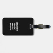 Fun Individuelle Name Italien Italienische Flagge Gepäckanhänger (Rückseite horizontal)