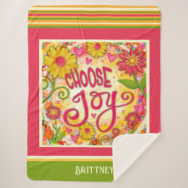 Fun Individuelle Name Wählen Sie Joy Pink Inspiriv Sherpadecke