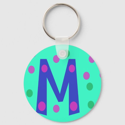 Fun Initial M Schlüsselanhänger (Vorderseite)