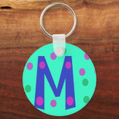 Fun Initial M Schlüsselanhänger (Vorderseite)