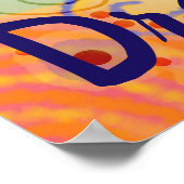 Fun Inspiration "Jage Your Dreams" Poster (Ecke)