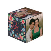 Fun Inspirivity Custom Foto Cube Würfel (Vorderseite Schrägansicht)