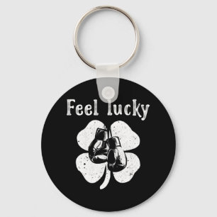 Fun Irish Feel Lucky Boxing Shirt St Patrick's Day Schlüsselanhänger