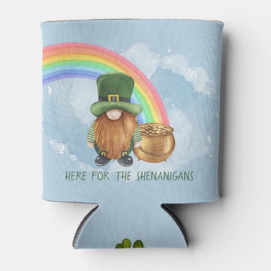 Fun Irish Gnome Shenanigans St Patrick's Day Dosenkühler (Vorderseite)