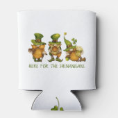 Fun Irish Gnomes Shenanigans St Patrick's Day Dosenkühler (Rückseite)