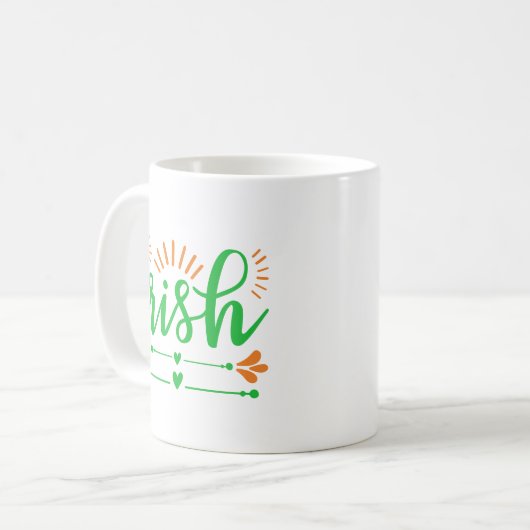 Fun Irish Pride Kaffeetasse (Vorderseite Links)