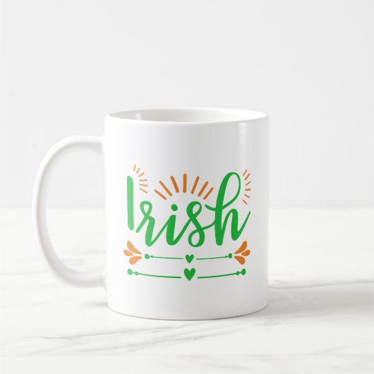 Fun Irish Pride Kaffeetasse (Links)