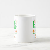 Fun Irish Pride Monogram Kaffeetasse (Mittel)