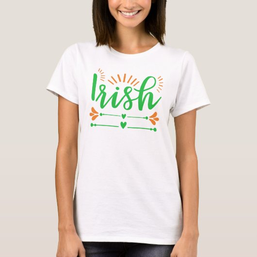 Fun Irish Pride Womens T-Shirt (Vorderseite)