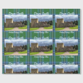 Fun Irvine/Irving Clan Drum Castle & Tartan Geschenkpapier (Flach)