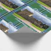 Fun Irvine/Irving Clan Drum Castle & Tartan Geschenkpapier (Ecke)
