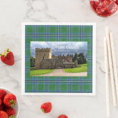 Fun Irvine/Irving Clan Drum Castle Tartan Serviette (Beispiel)