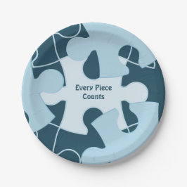 Fun Jigsaw Puzzle Custom Birthday Party Motto Pappteller