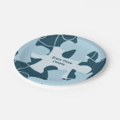 Fun Jigsaw Puzzle Custom Birthday Party Motto Pappteller (Schrägansicht)