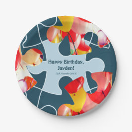 Fun Jigsaw Puzzle Kids Happy Birthday Name Pappteller