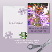 Fun Jigsaw Puzzle "Mock" 12pc Custom Image B'day Karte