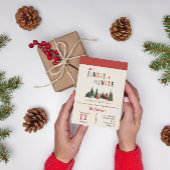 Fun Jingle und Mingle Weihnachten Party Einladung