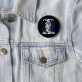 Fun Joe Biden glückliches Halloween verwirrt für 4 Button (Beispiel)