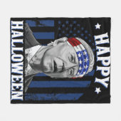 Fun Joe Biden glückliches Halloween verwirrt für 4 Fleecedecke (Vorderseite (Horizontal))