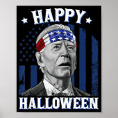 Fun Joe Biden glückliches Halloween verwirrt für 4 Poster (Vorne)