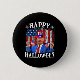 Fun Joe Biden Happy Halloween für Amerikanische Un Button