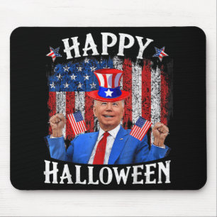 Fun Joe Biden Happy Halloween für Amerikanische Un Mousepad