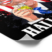 Fun Joe Biden Happy Halloween Verwirrte den Juli Poster (Ecke)