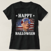 Fun Joe Biden Happy Halloween Verwirrte den Juli T-Shirt (Design vorne)