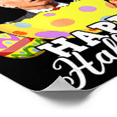 Fun Joe Biden Happy Halloween verwirrte Osterfahru Poster (Ecke)