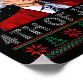 Fun Joe Biden Happy the July Ugly Weihnachten Poster (Ecke)