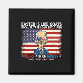 Fun Joe Biden Merry 4. Osterdesign 4. Magnet (Vorne)