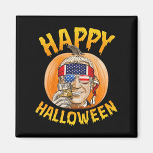 Fun Joe Biden Pumpkin Happy Halloween Verwirrt die Magnet
