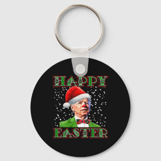Fun Joe Biden Weihnachten Verwirrte Osterbiden Schlüsselanhänger