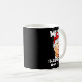 Fun Joe Biden Weihnachtsmannmütze Merry Erntedank Kaffeetasse (VorderseiteRechts)