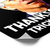 Fun Joe Biden Weihnachtsmannmütze Merry Erntedank  Poster (Ecke)