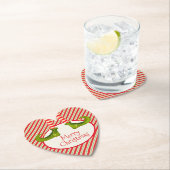 Fun Jolly Christmas Elf Legs Holiday Heart Untersetzer (Vor Ort)