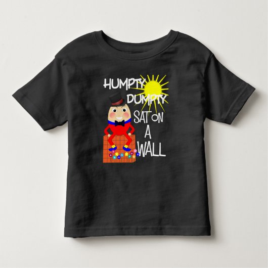 Fun Jolly Kinderzimmer Rhyme Humpty Dumpty Niedlic Kleinkind T-shirt (Vorderseite)