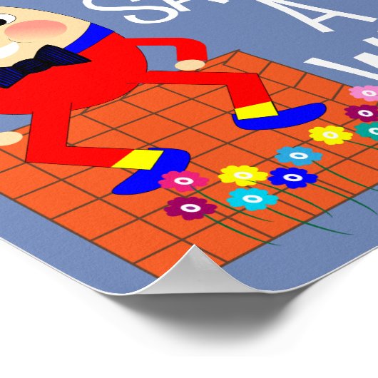 Fun Jolly Kinderzimmer Rhyme Humpty Dumpty Niedlic Poster (Ecke)