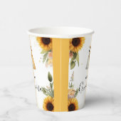 Fun Joy Lily Twin Dual Joint Double Quinceanera Pappbecher (Rechts)