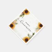 Fun Joy Lily Twin Dual Joint Double Quinceanera Serviette (Ecke)