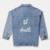 Fun Junggeselinnen-Abschied Denim Jacket Jeansjacke (Rückseite)