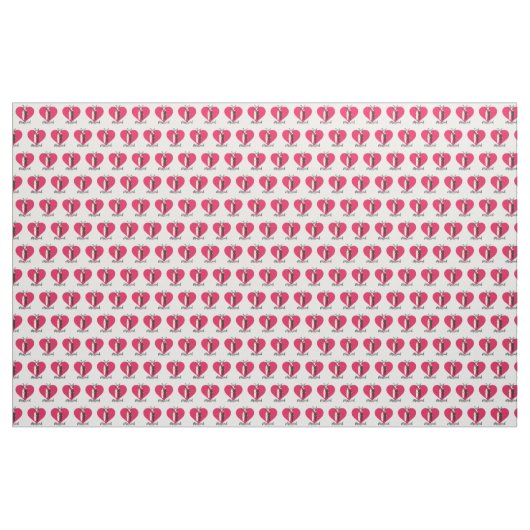 Fun Just Married Couple Stoff (Yard (91,4 cm))