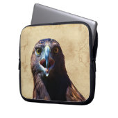 Fun Juvenile Bald Eagle Bad Attitude Laptopschutzhülle (Vorderseite Links)