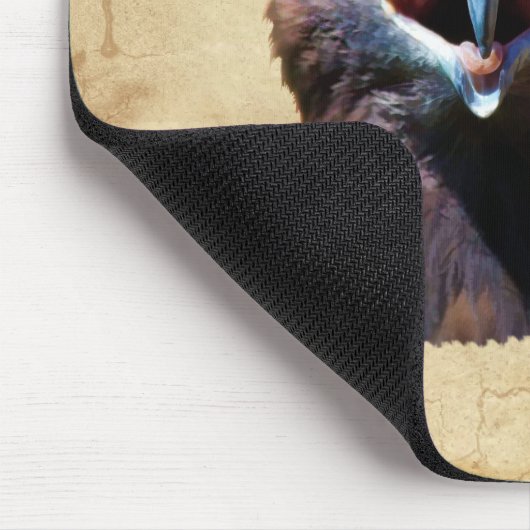 Fun Juvenile Bald Eagle Bad Attitude Mousepad (Ecke)