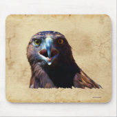 Fun Juvenile Bald Eagle Bad Attitude Mousepad (Vorne)
