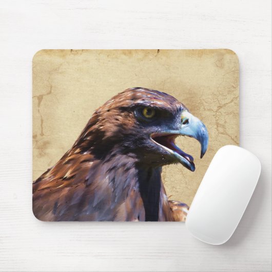 Fun Juvenile Bald Eagle Bad Attitude Mousepad (Mit Mouse)