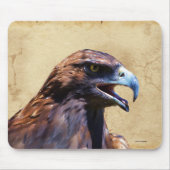 Fun Juvenile Bald Eagle Bad Attitude Mousepad (Vorne)