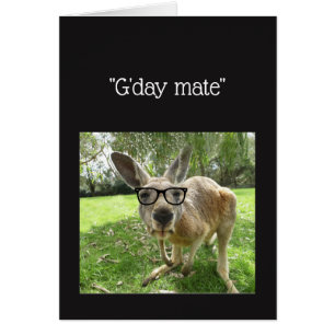 Fun Kangaroo G'day Mate Australian Animal wird gut