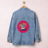 Fun Kawaii Sushi auf Skateboard Jeansjacke (Hangar)